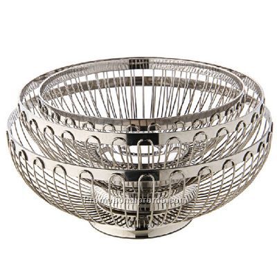 High Quality Metal Stainless steel Fruit Basket Photo 3