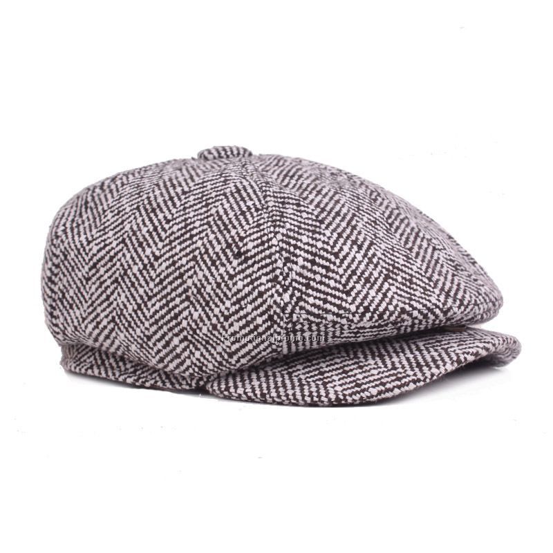 Warm berets cap for men Photo 3