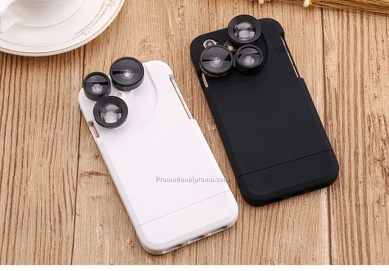 Creative Accessory Mobile Phone Case Cover With 3 in 1 Switchable Lens Set Photo 2