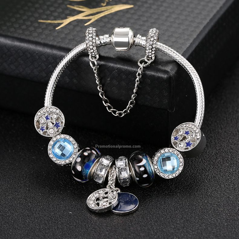 Crystal Glass Beads Charm Bracelets For Women Photo 2