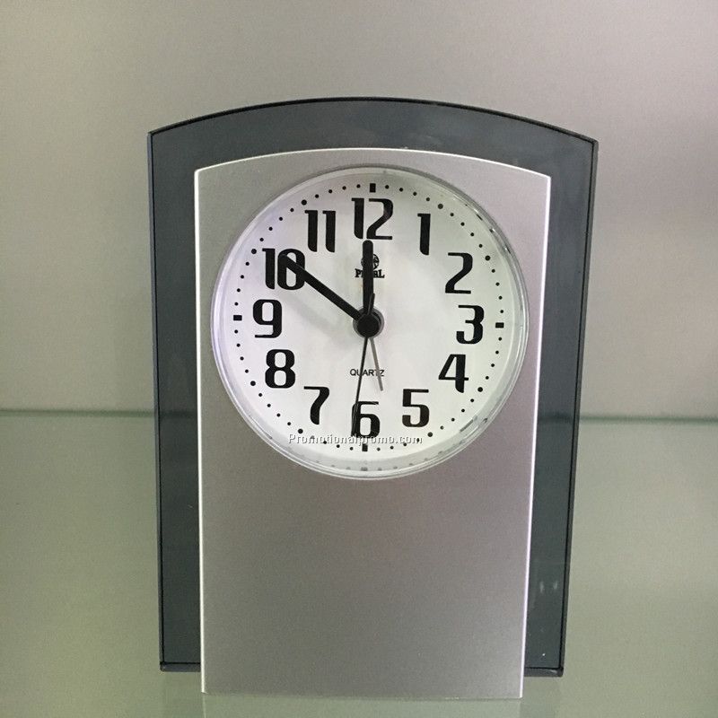 Customized Rectangle Plastic Desk Alarm Clock Table Clock Photo 3