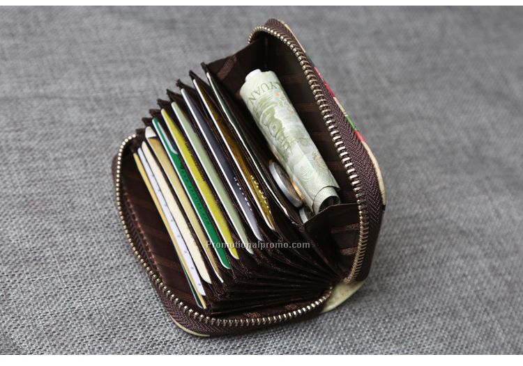 Women zipper credit card holder coin purse Photo 2