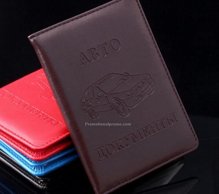 Driver License Bag and card holder with PU Leather on Cover Photo 2