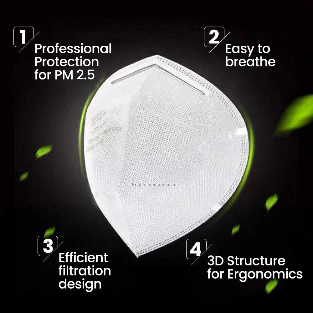 In stock N95 face mask Disposable Non-toxic dust & filter mask with valve against PM2.5 Photo 3