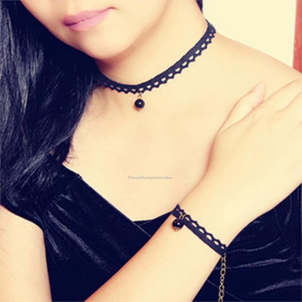 Fashion Black Lace Chokers Necklace for Women Christmas Gift Fine Jewelry Photo 2