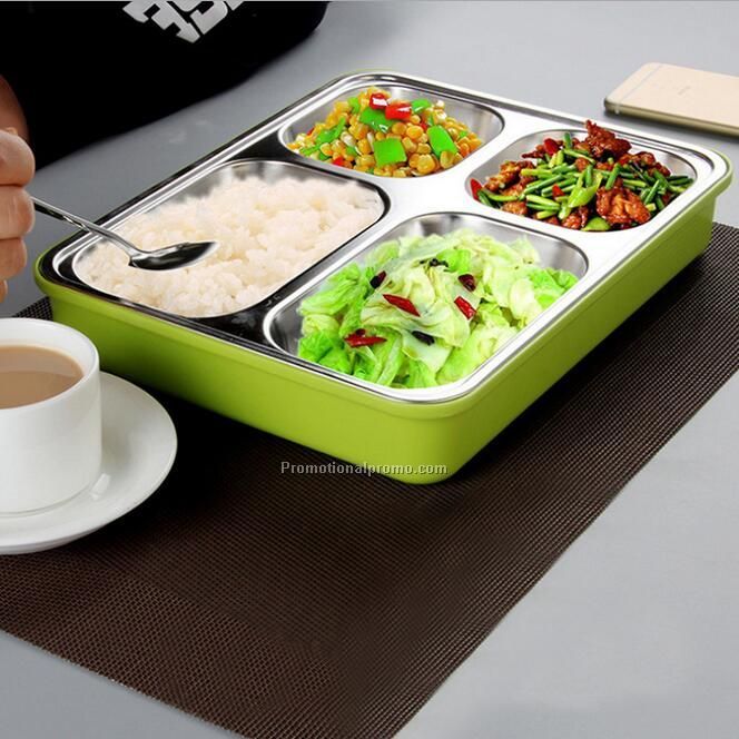 Stainless steel and PP food grade plastic lunch box Photo 2