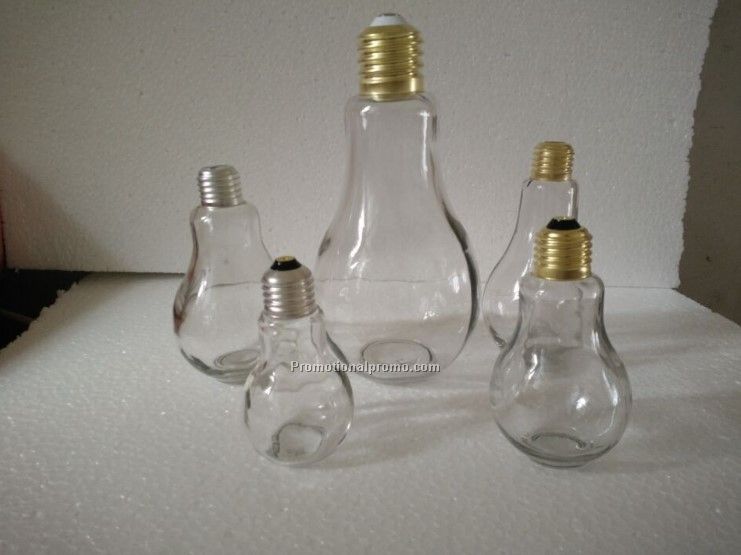 Light Bulb Shape Glass Container Photo 2
