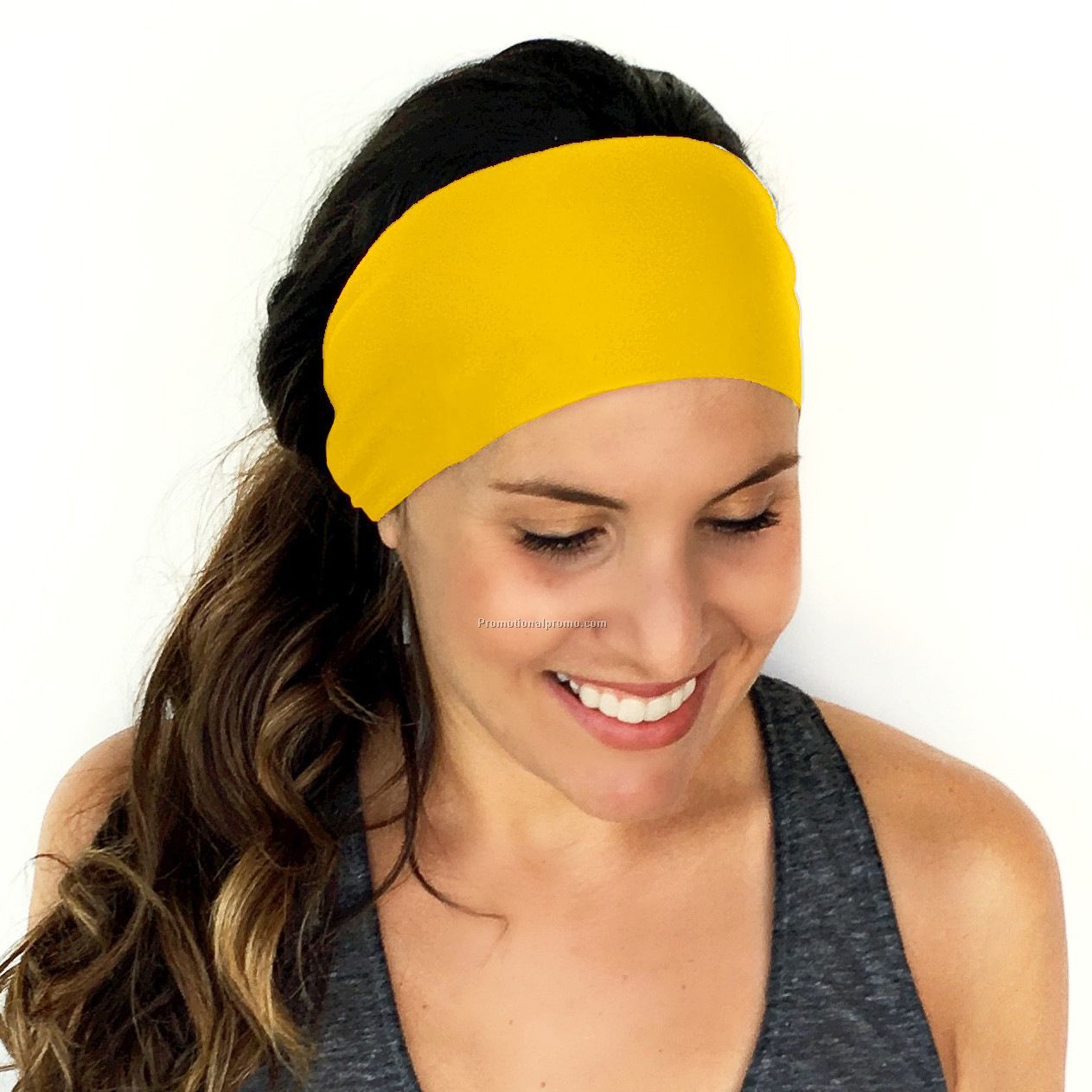 Pure color sport hair band Photo 2