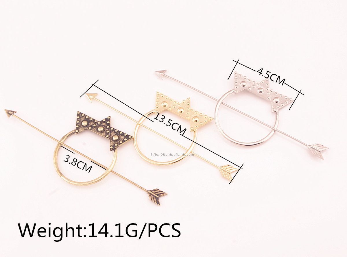 Best Gift For Women Girl Hair Accessories Fashion Bohemia Vintage Gold Color Star Hairpin Photo 3