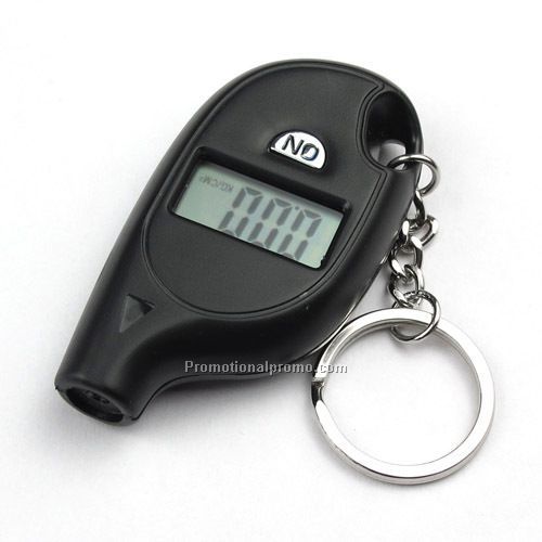 Mini digital tire pressure gauge keychain Photo 2