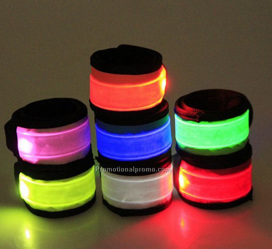 LED Nylon Fluorescence Safety Bracelet/wristband/Armband Photo 2
