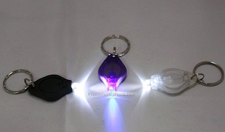 UV Purple Light Mini LED Flashlight Keychain Photo 2