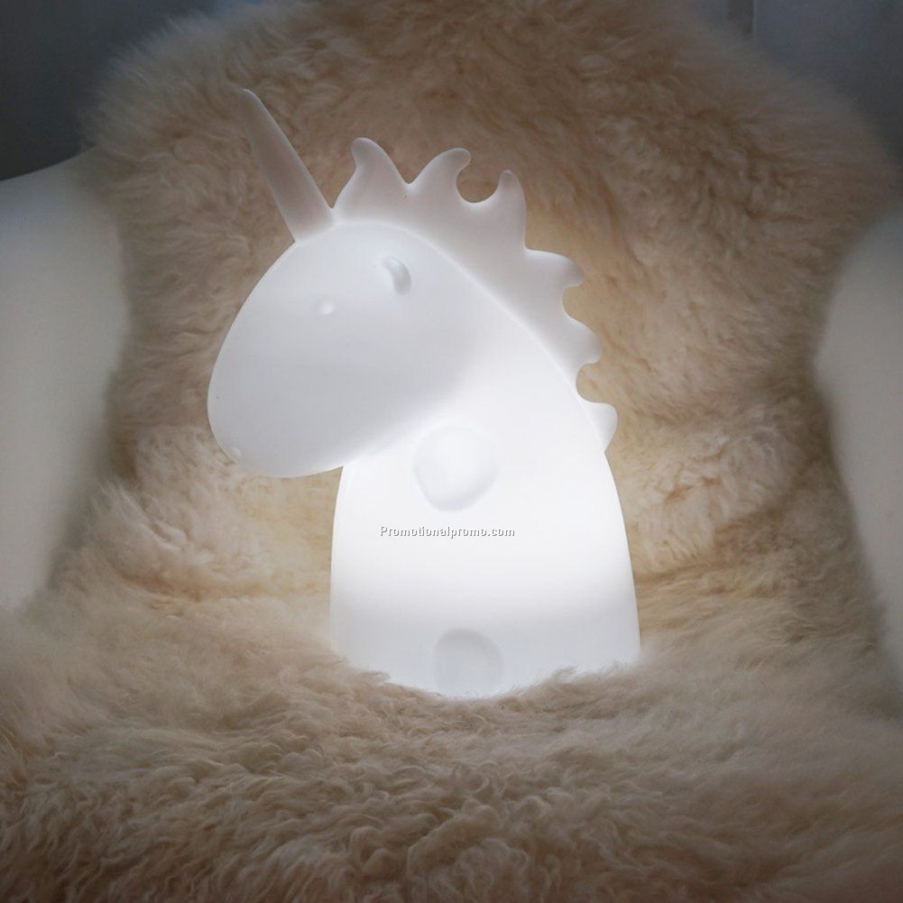 Creative LED Vinyl glue Unicorn Night Light Photo 2