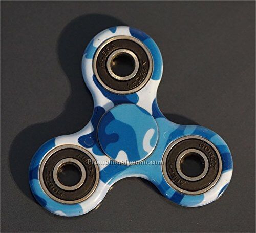 Camo Tri-Spinner Fidget Hand Toy Plastic EDC Sensory Fidget Spinner For Autism and ADHD Kids/Adult Photo 2