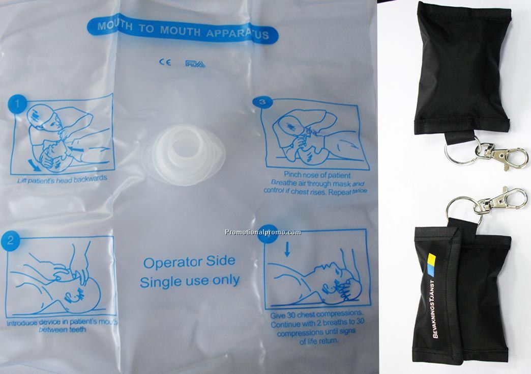 CPR face shield key ring pouch Photo 2