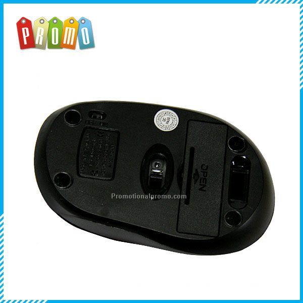 Blue color mini 2.4g wireless optical mouse driver, sample is available, matt surface optical mouse Photo 2