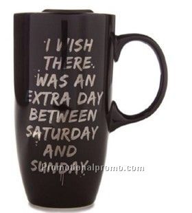 550ML ceramic mug with lid Photo 2