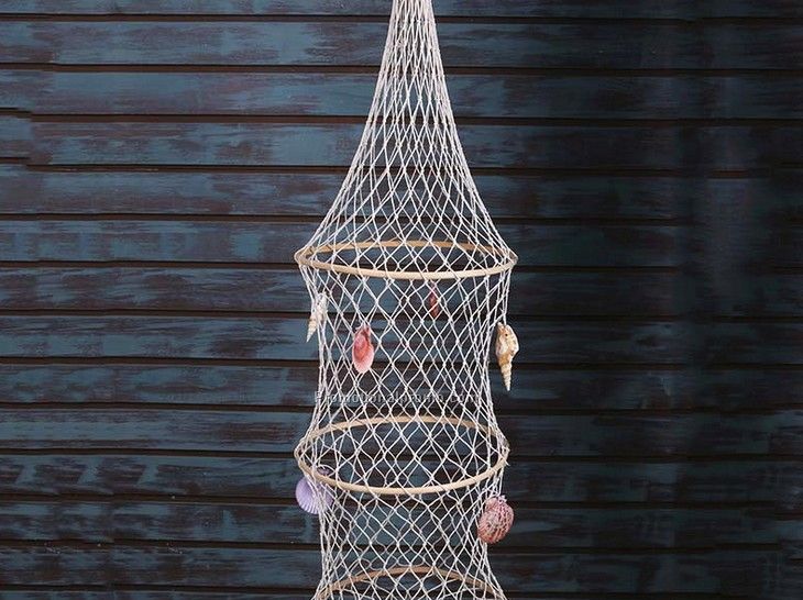 new arrival fishnet wall hanging for decoration Photo 2