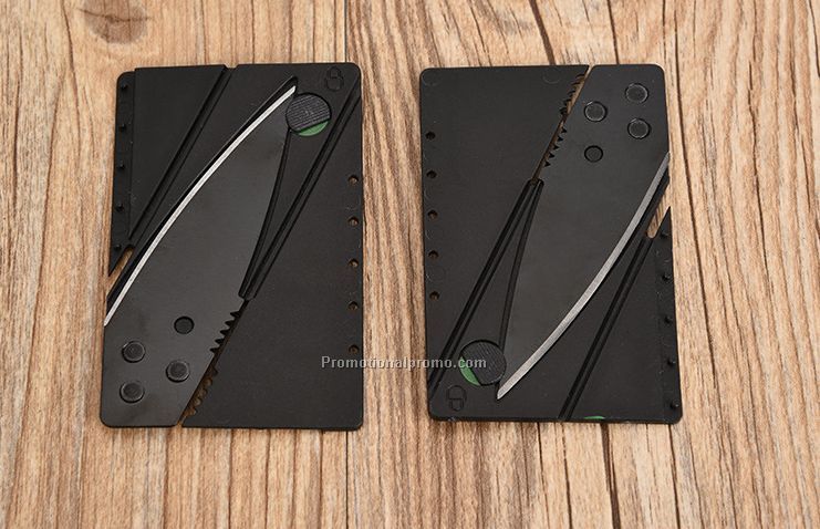 Credit Card Shape Survival Tools Knife / Cutter in pu case Photo 2