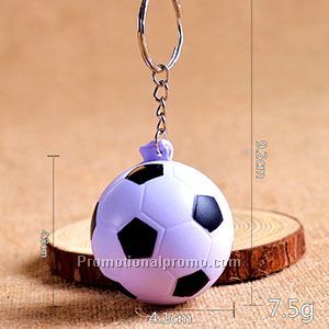 Promotional Gift PU Soccer ball Keychain Photo 2