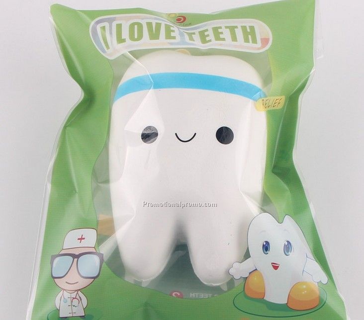 Jumbo Squishy Slow Rising Teeth Soft Squeeze Toy Photo 3
