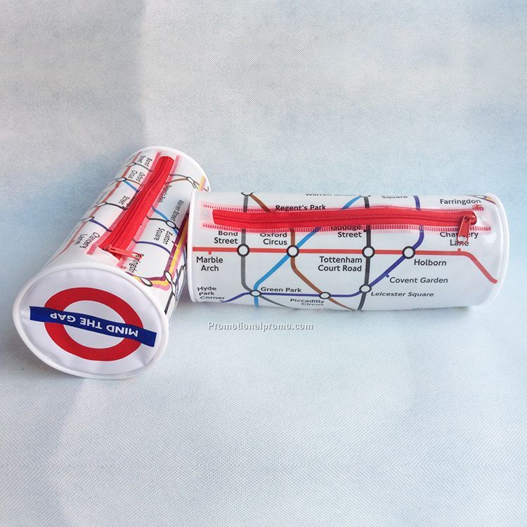 New custom zipper PVC bag with metro map Photo 3