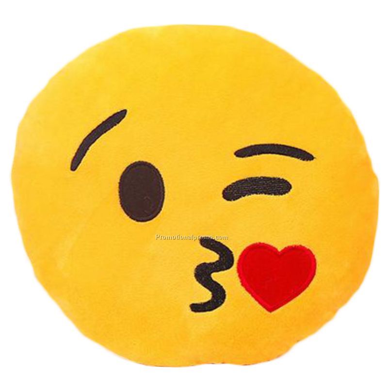 32cmx32cm Cute Emoji Cushion Home Smiley Face Pillow Stuffed Soft Plush Toy Photo 2