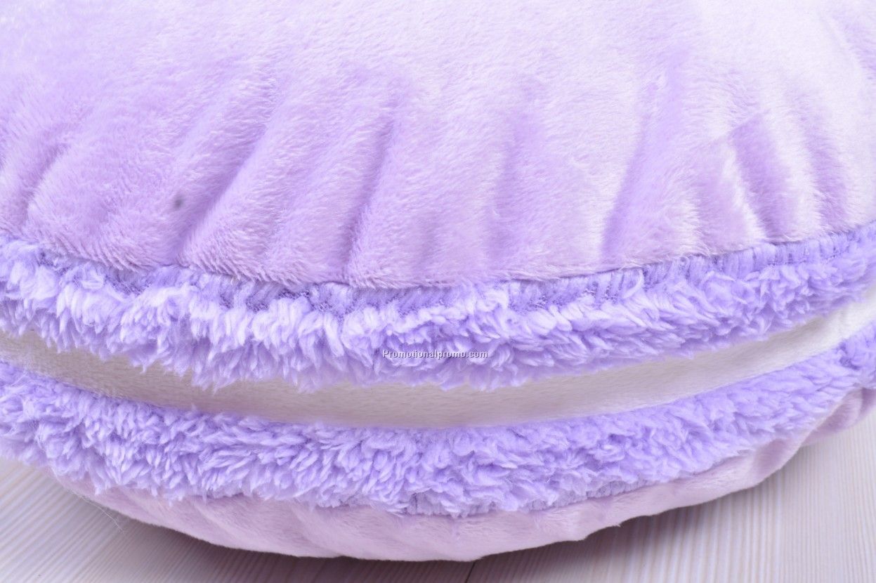 Macaron Plush Foot Warmer Cushion Photo 3