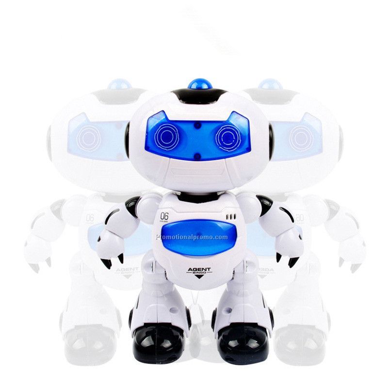 Dancing Robot Toys Rotates With Light Music Photo 3