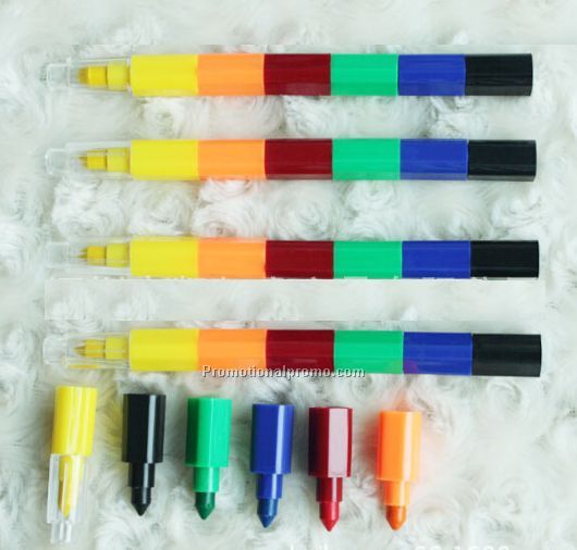 Wax crayons，6colors-in-1 Photo 2