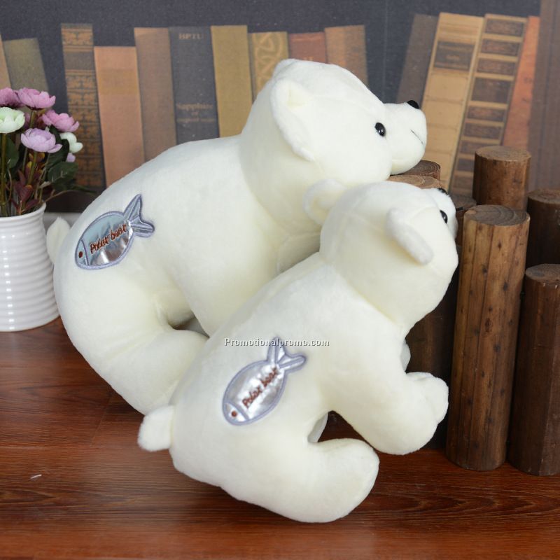 White Polar Bear Plush Toys Photo 2
