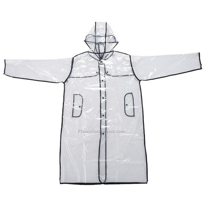 Fashion transparent PVC raincoat Photo 2