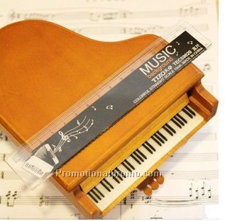 The accordion music note pattern ruler Photo 2
