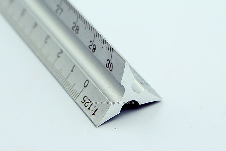 6 Inch Hollow Triangular Architect Drafting Scale Drafting Ruler Photo 2