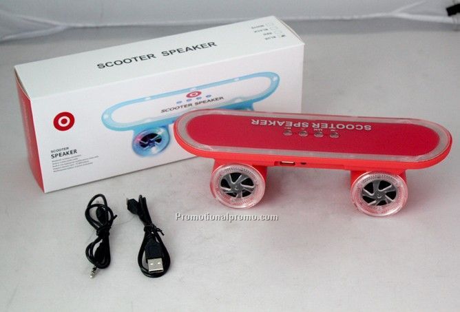 Skateboard Wireless Bluetooth Scooter Speaker Photo 2