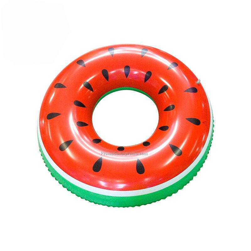 Watermelon design PVC Adult inflatable swimming ring Photo 2