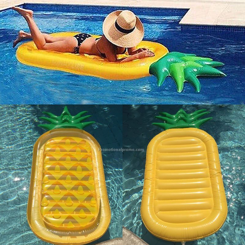 Promo customized hot sale adult beautiful pineapple swiming inflatable pool float Photo 3