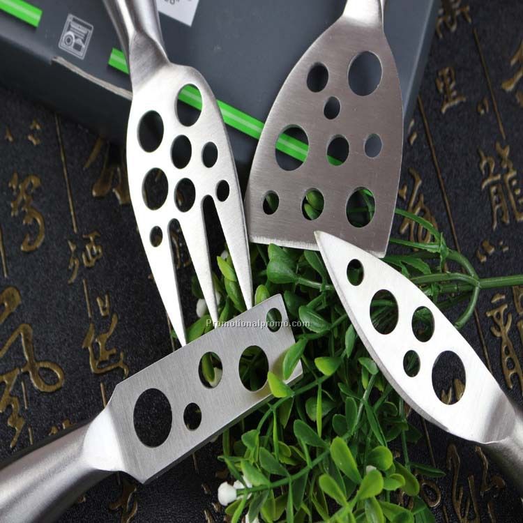 430 Stainless Steel Hollow 4pcs Cheese Set Cheese Knives Set Photo 2