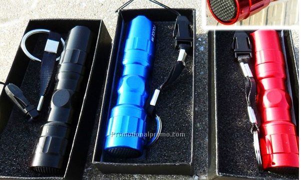 LED waterproof Torchlight with black gift box Photo 2