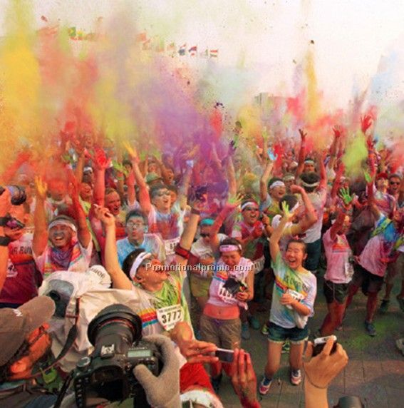 Eco-friendly Color Powder For Running Game Photo 2