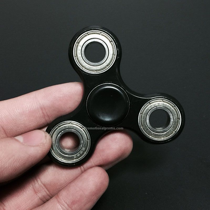 Tri-Spinner Fidget Toy Plastic EDC Hand Spinner For Autism and ADHD Photo 2