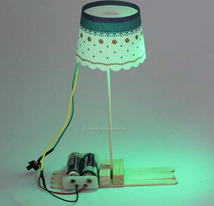 Educational DIY handcraft lighting small cover lamp science model Photo 2