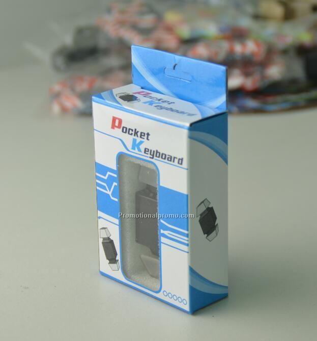 New Arrival LED Fidget Toy Mini Pocket Keyboard EDC Fidget Spinner Anti Stress Photo 2