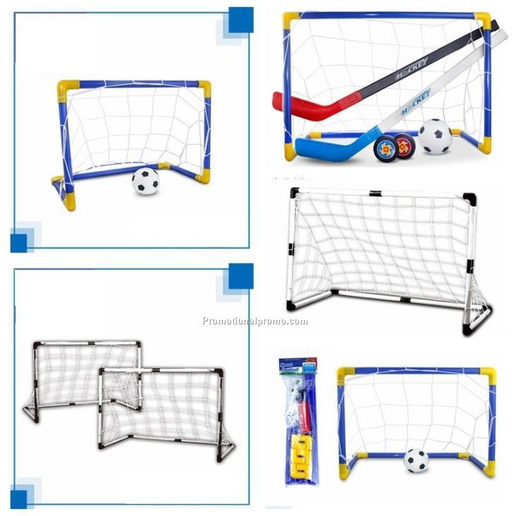 Indoor Outdoor Portable Soccer football Goal Set for kids toy Photo 2