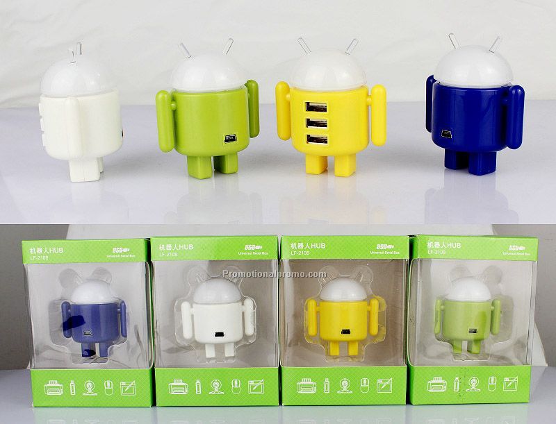 Plastic robot USB Hub Photo 3