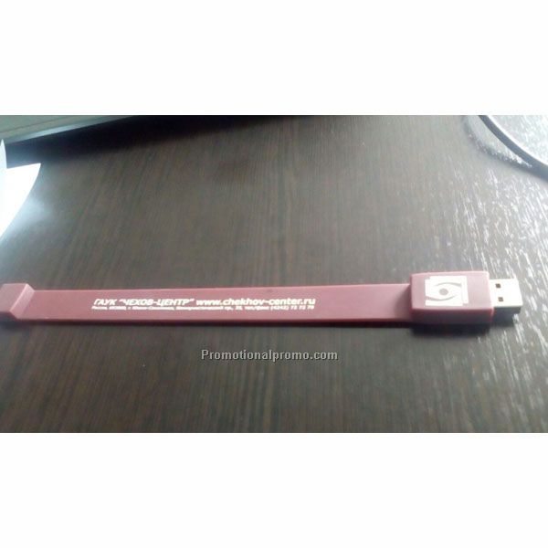 USB flash drive silicone bracelet Photo 2