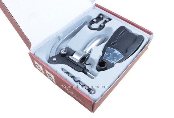 4pcs stainless steel wine opener tool set Photo 2