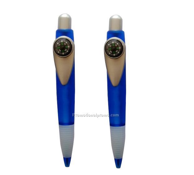 Plastic Pen With Compass Photo 3