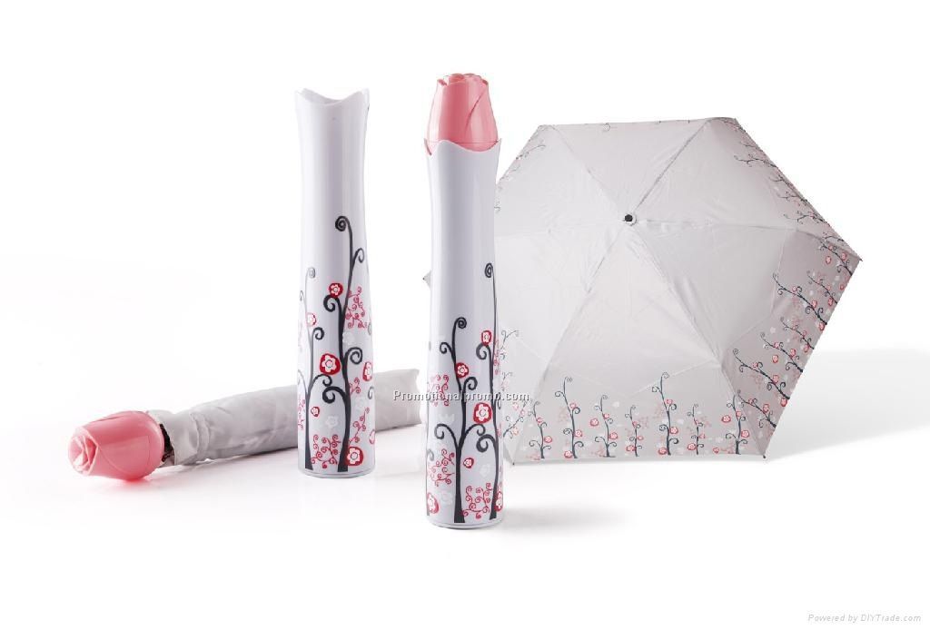 Vase Umbrella,rose  Umbrella,Couples umbrella,Valentine's day gifts Photo 2