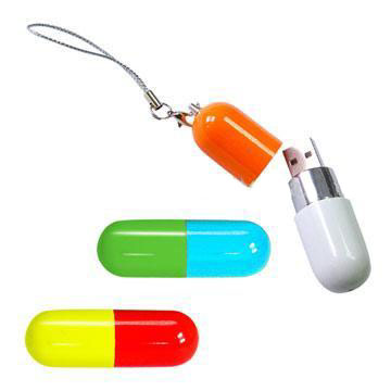 Pill USB memory stick